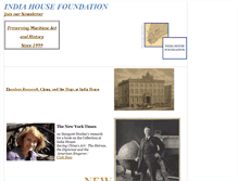 Tablet Screenshot of indiahousefoundation.org